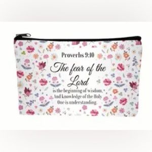 Inspirational Christian zipper pouch